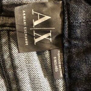 Armani Exchange Black Denim Pants